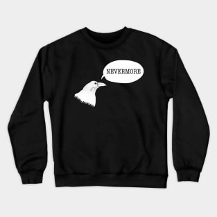 Nevermore (White) Crewneck Sweatshirt